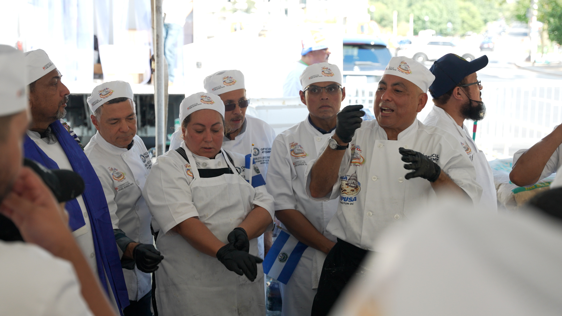 Behind the scenes — chefs at Fiesta DC